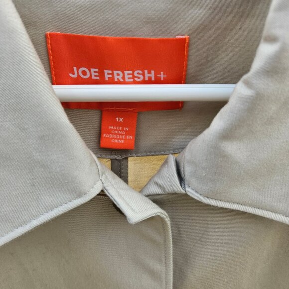 JOE Fresh + Classic Tan Swing/Trench Coat - Picture 3 of 4